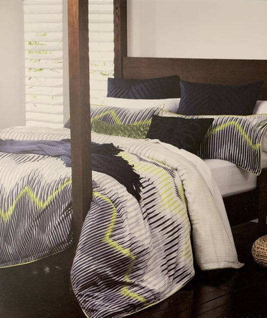 Logan & Mason King Quilt Set - Havana Indigo image 0
