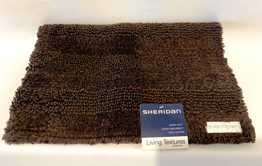 Sheridan Living Textures Bath Rug 53 x 86cm Coffee image 0