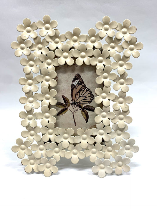 Metal Picture Frame - Flowers image 0
