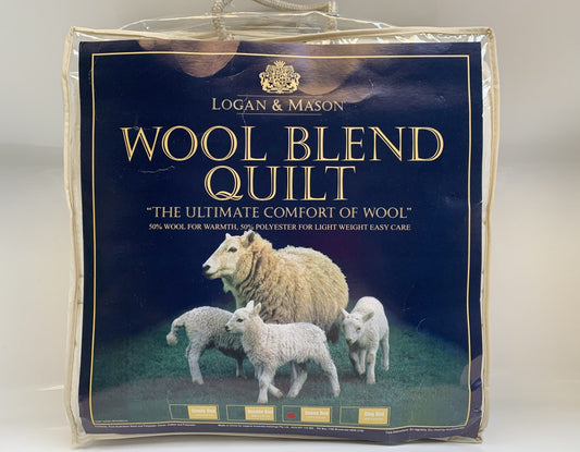 Logan & Mason- Queen Quilt -Wool Blend Quilt image 0