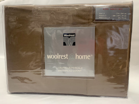 Woolrest Home - King Sheet Set - Mushroom image 0