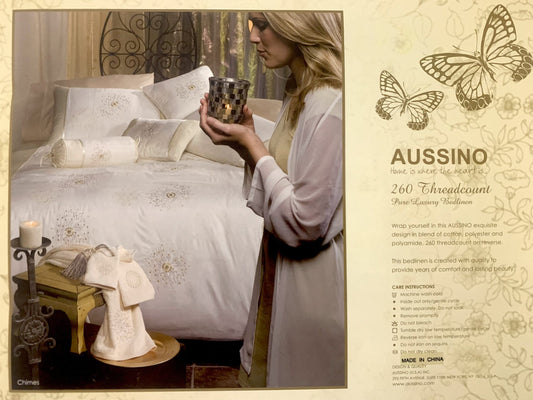 Aussino Queen Quilt Set - Chimes Ivory image 0
