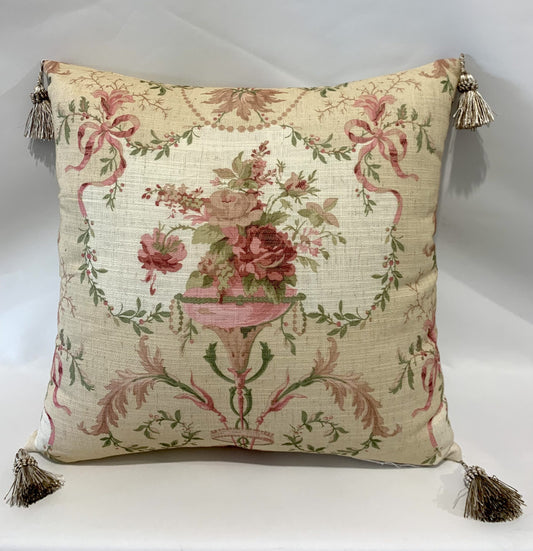 Vintage Floral with Tassles 45 x 45cm image 0