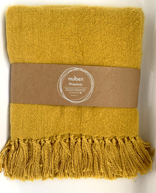 Mulberi Throw - Rhapsody Sulphur image 0