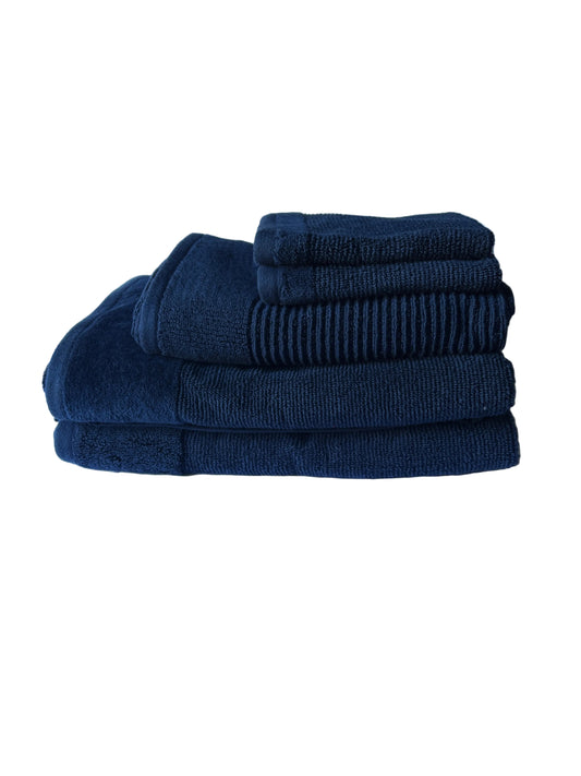 Bambury Costa 5pce Towel Set - Ink