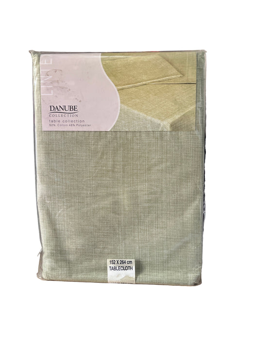 Danube Collection - Tablecloth Sage - 152cm x 264cm