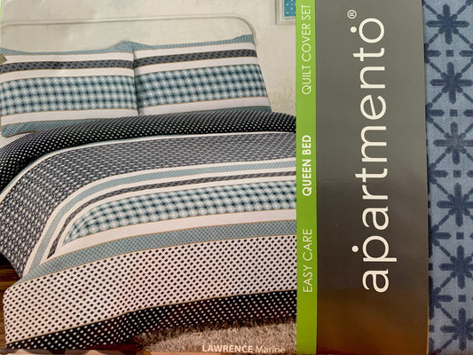 Apartmento Queen Quilt Set- Lawrence-Marine image 0