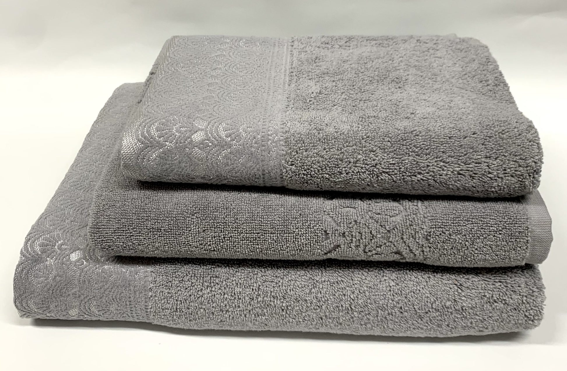 Bianca - Bath Towel 3pce Set - Victoria - Grey image 0