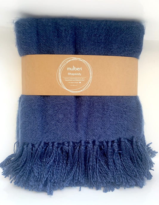 Mulberi Throw - Rhapsody Ink Blue image 0