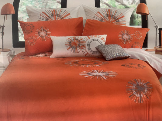 Bianca Queen Quilt Set - Cayman Orange image 0