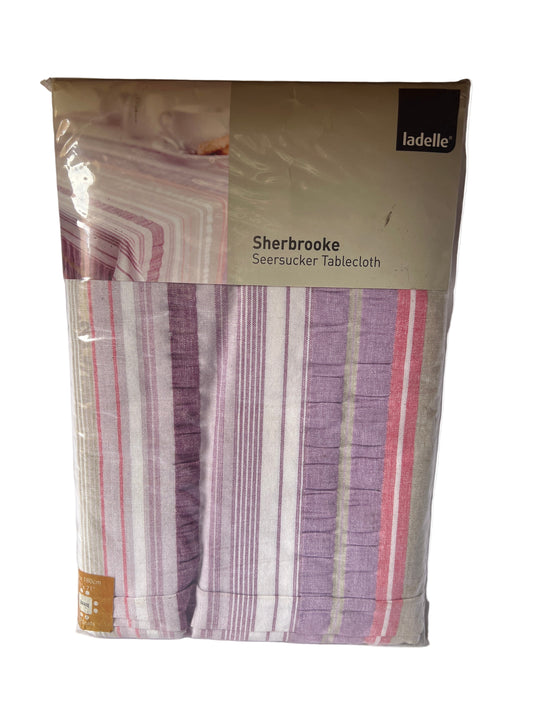 Ladelle - Sherbrooke Tablecloth Purple - 180cm x 180cm