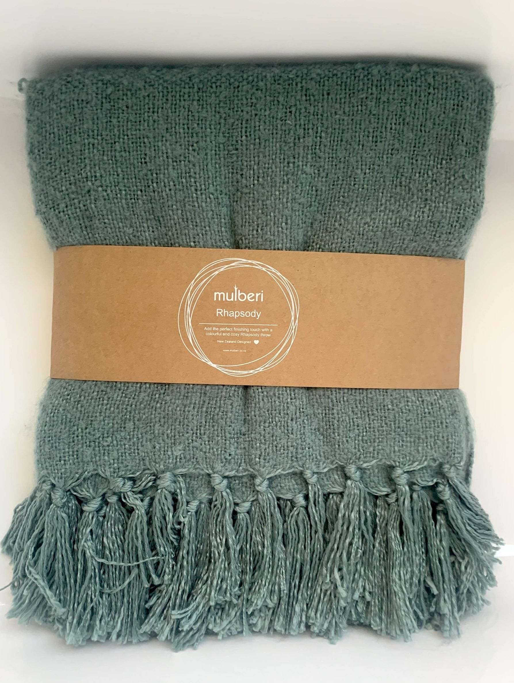 Mulberi Throw - Rhapsody Mineral Blue image 0