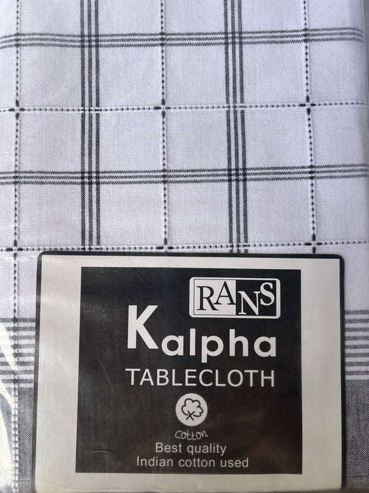 Rans - Kalpha Tablecloth Black - 150cm x 230cm