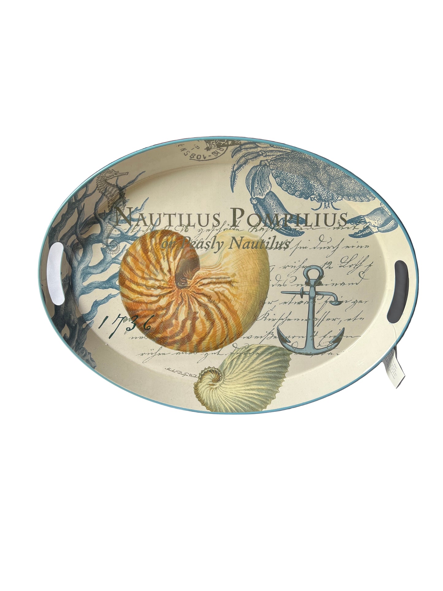 Michel Design Works - Decoupage Large Metal Tray