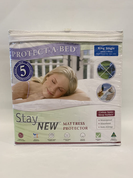 Protecta bed - Stay New Mattress Protector Waterproof - King Single image 0