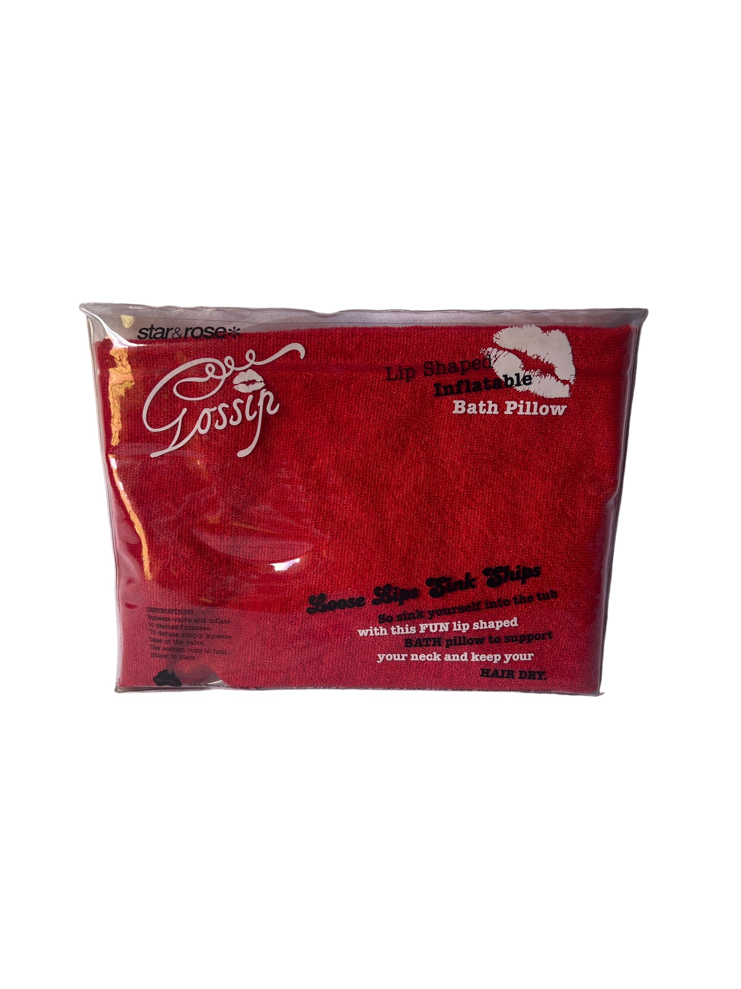 Lip Shaped Bath Pillow