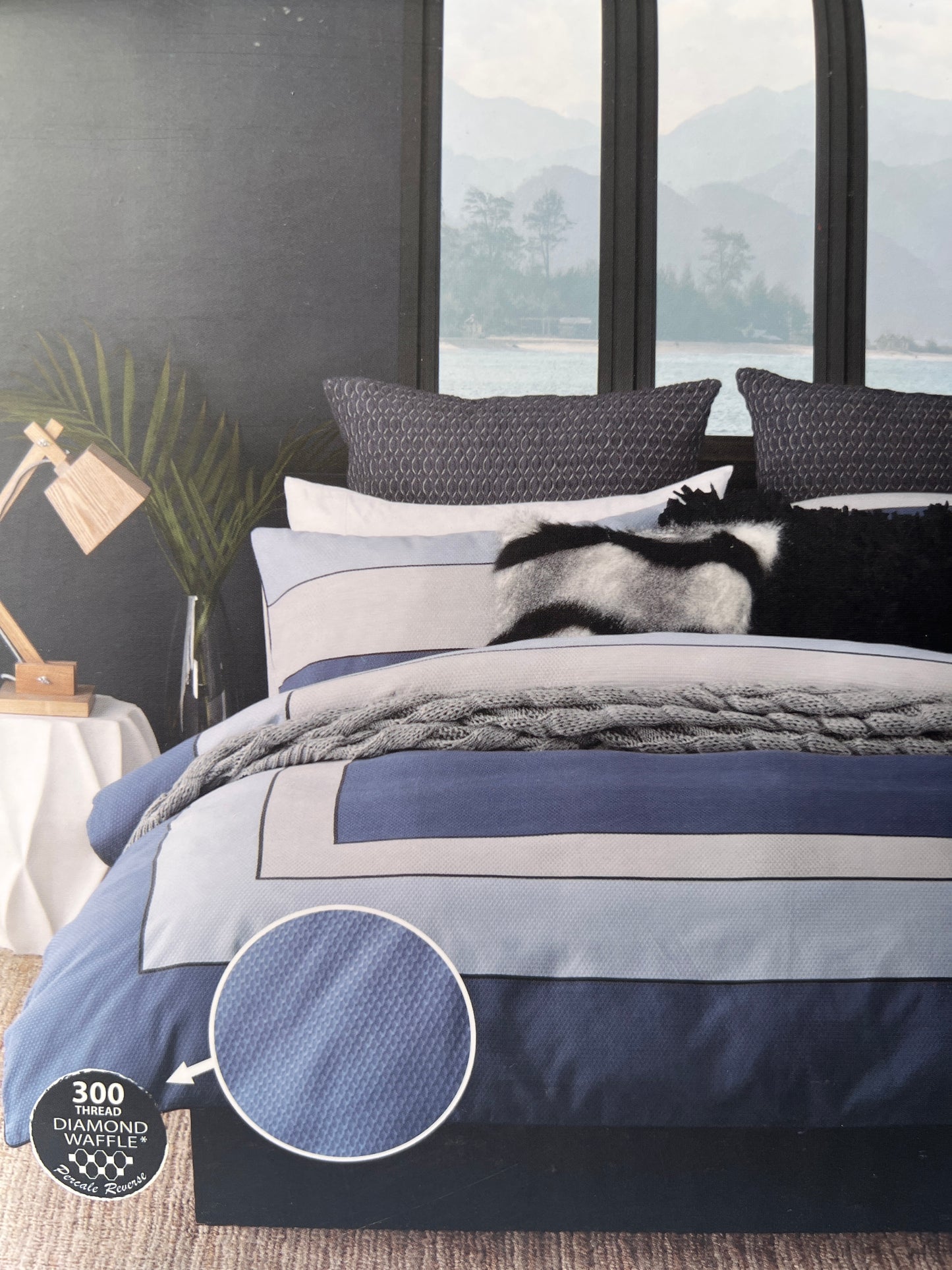 Logan & Mason - King - Riley Indigo Quilt Set