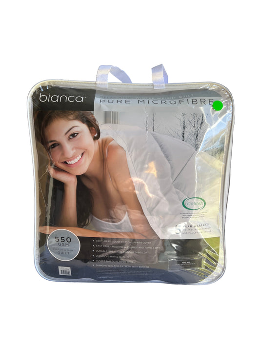 Bianca - King - Pure Microfibre Winter Weight 550GSM Quilt