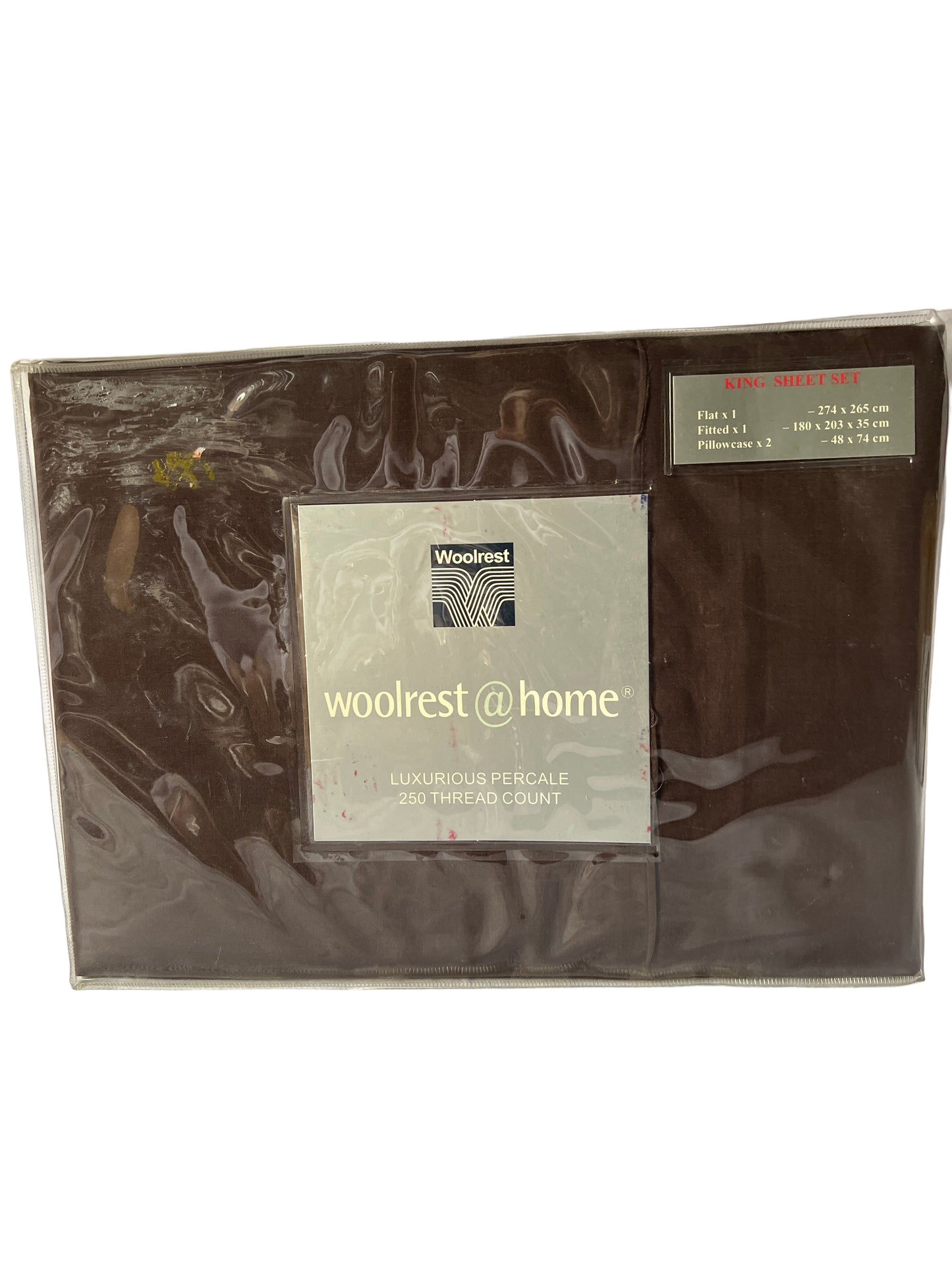 Woolrest Home - King- Sheet Set - Chocolate