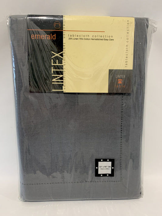 Rans Hemstitch Tablecloth - 178 x 230cm Iron Linen/ Cotton image 0