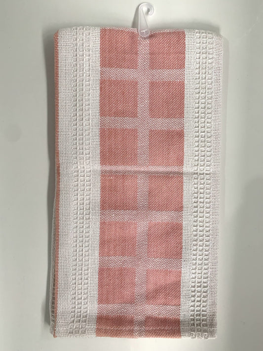 Lintex T Towel Checkers- Pink image 0