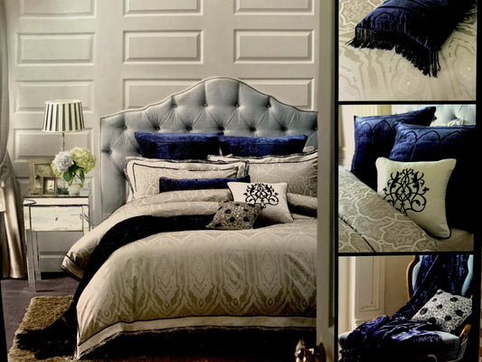 Linen House Queen Quilt Set - Byzantine Royal Blue image 0