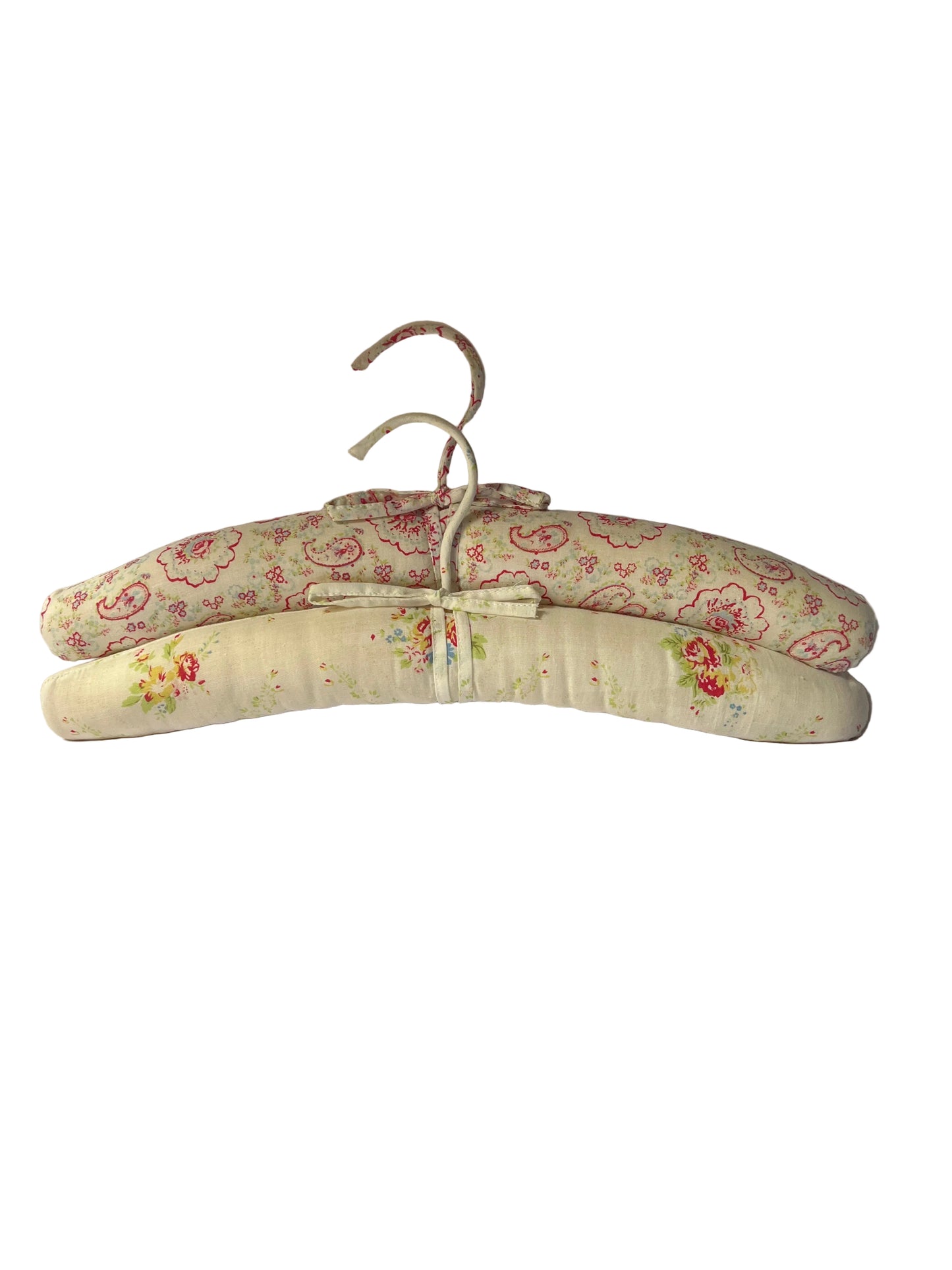 Coat Hangers - Set 2 Padded - Rose Print