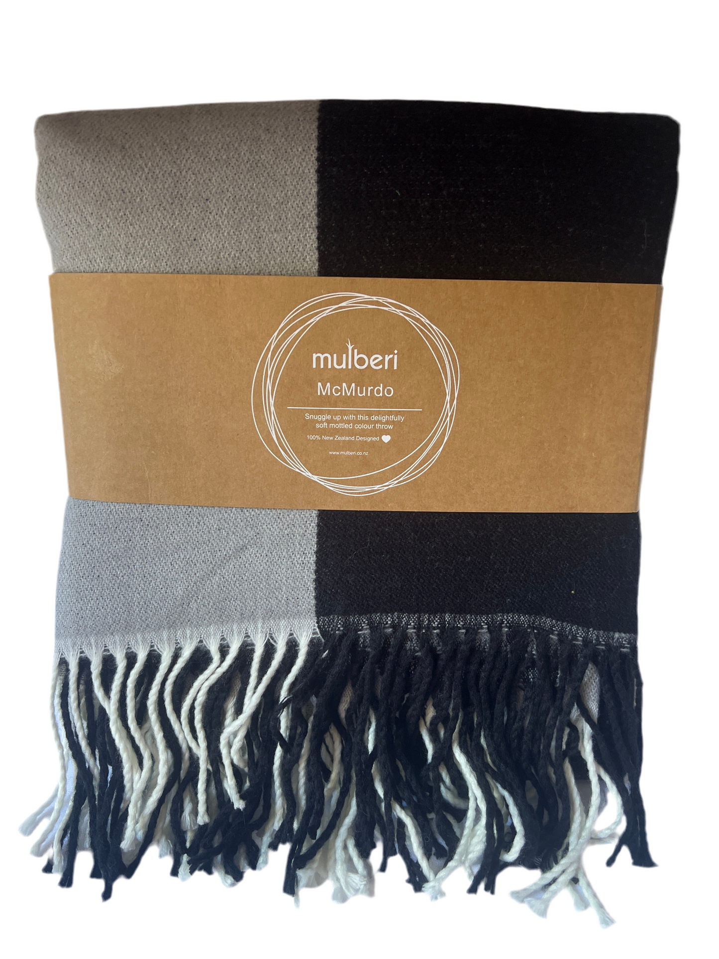 Mulberi - McMurdo Throw - Granite/Grey