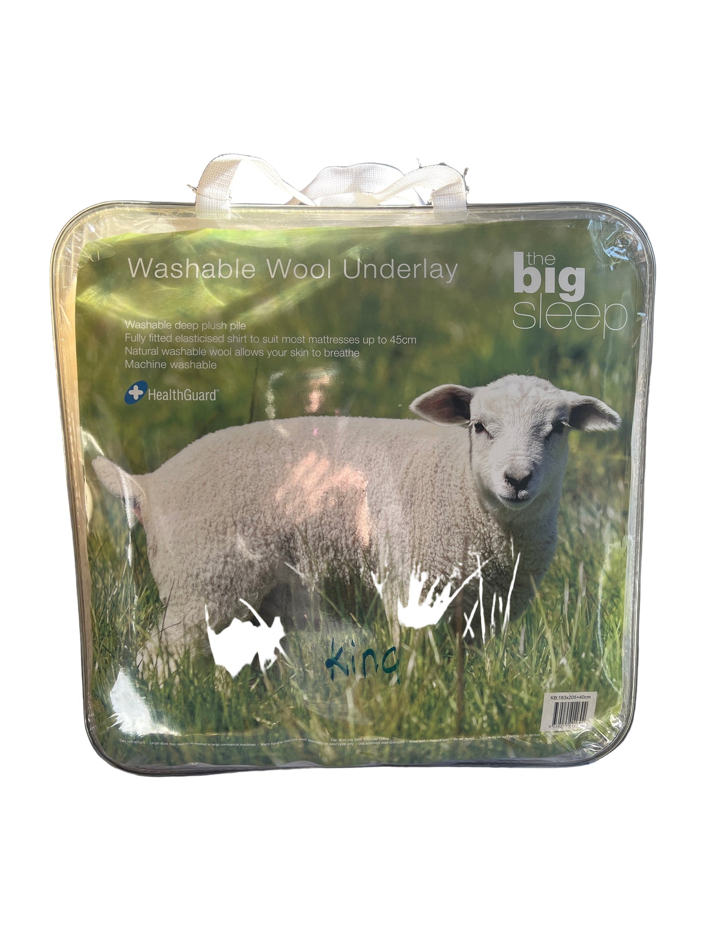 The Big Sleep - King - Washable Wool Underlay