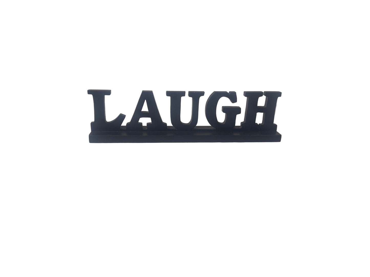 Laugh wooden stand
