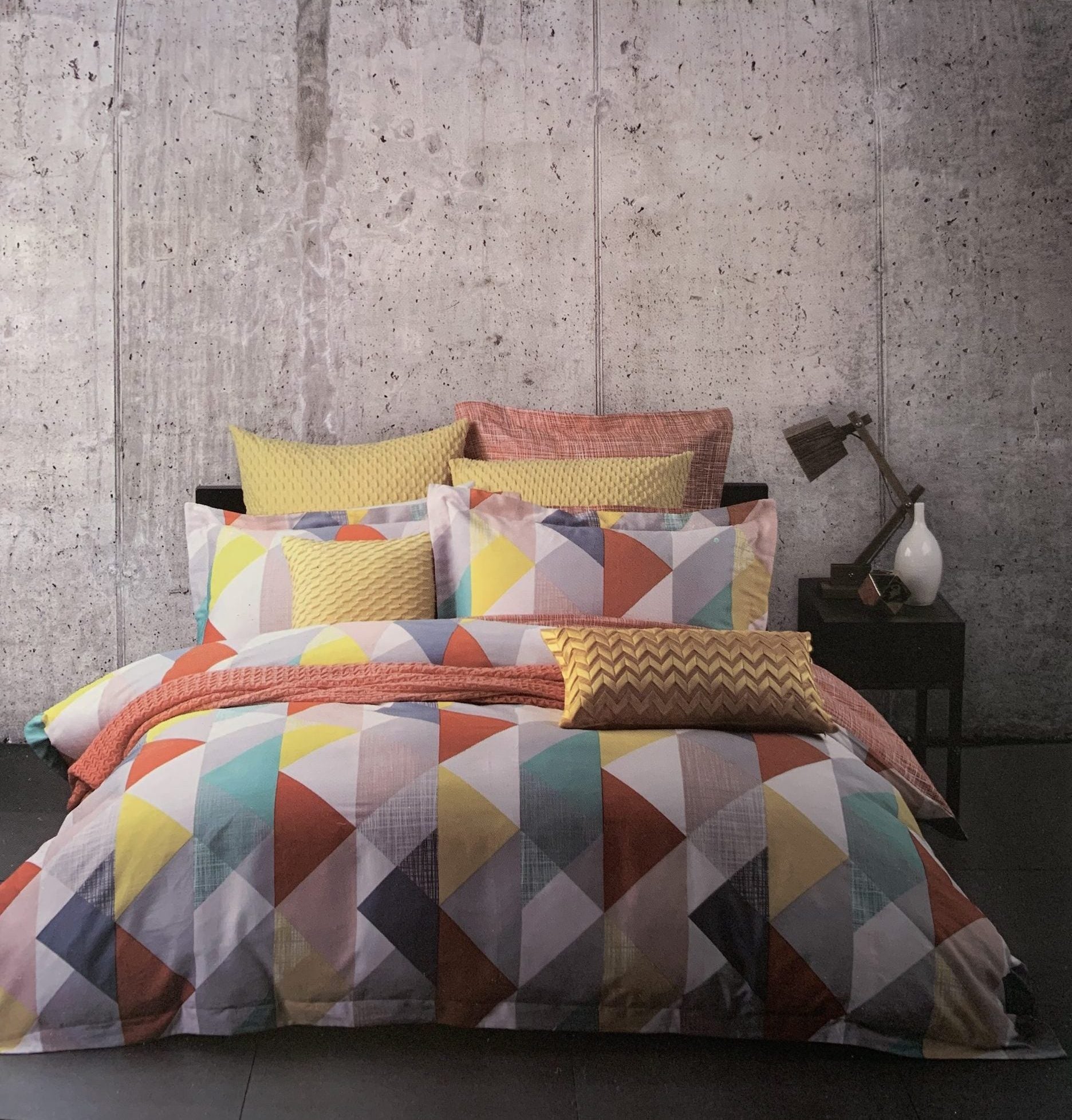Logan & Mason LTD. King Quilt Set - LLoyd Orange image 0