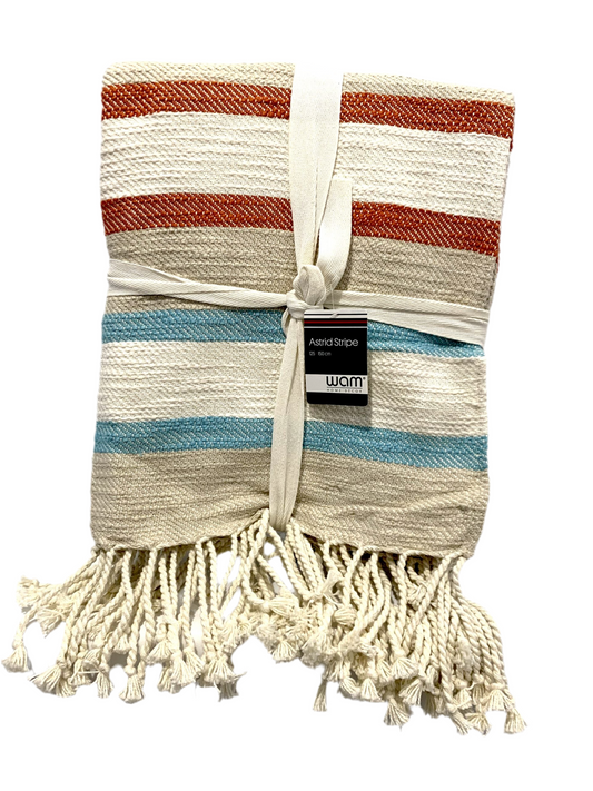 Astrid Stripe Throw - Multi