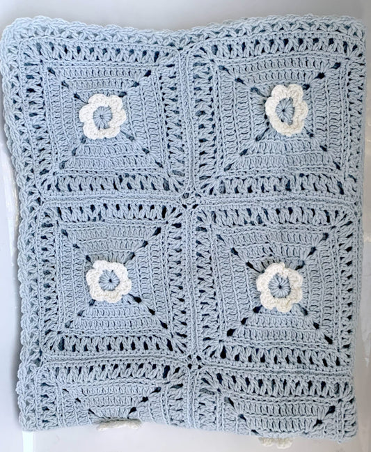 Baby Crochet Blanket - 75cm x 90cm image 0