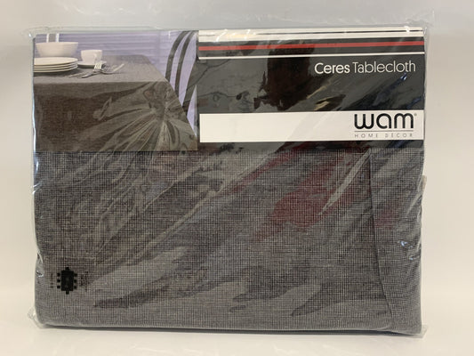 WAM Ceres Tablecloth 150 x 230cm Black Cotton. image 0