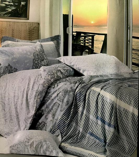 Ardor Queen Quilt Set - Eden Blue image 0