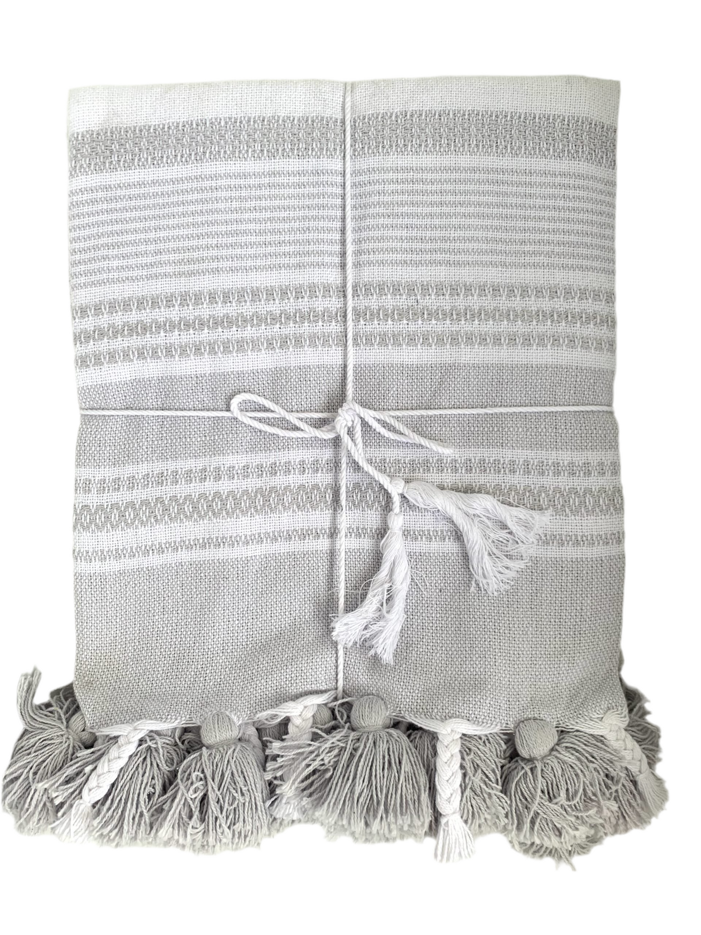 Bambury - Cotton Throw Silver