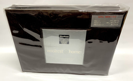 Woolrest Home - King Sheet Set - Chocolate image 0