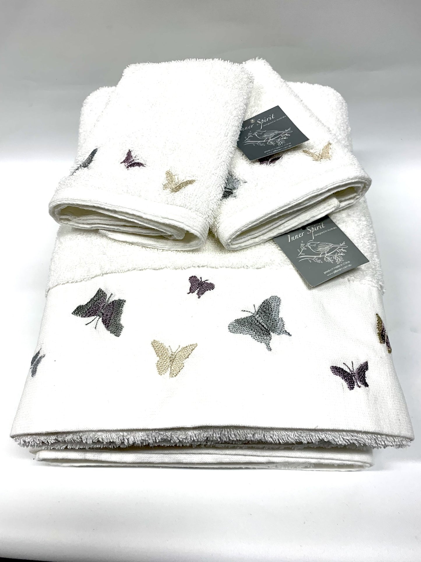 Inner Spirit -4Pce Towel Set - Butterfly image 0