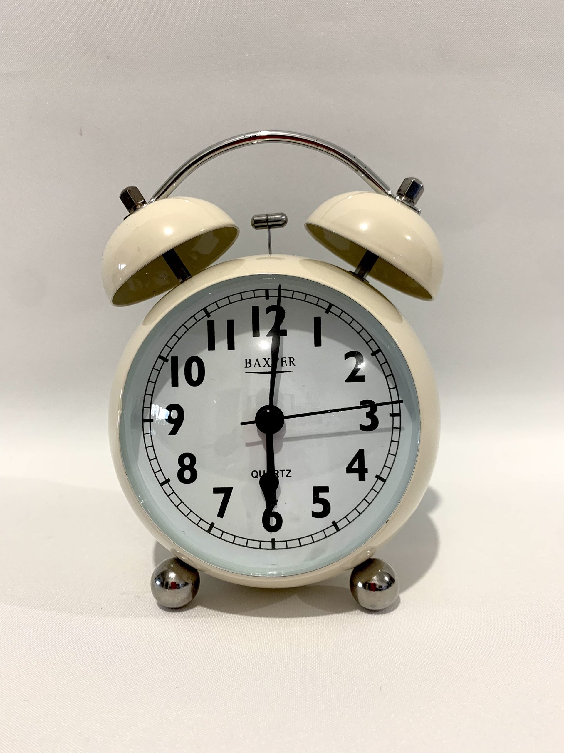 Bell Alarm Clock - Cream image 0