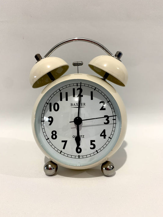 Bell Alarm Clock - Cream image 0