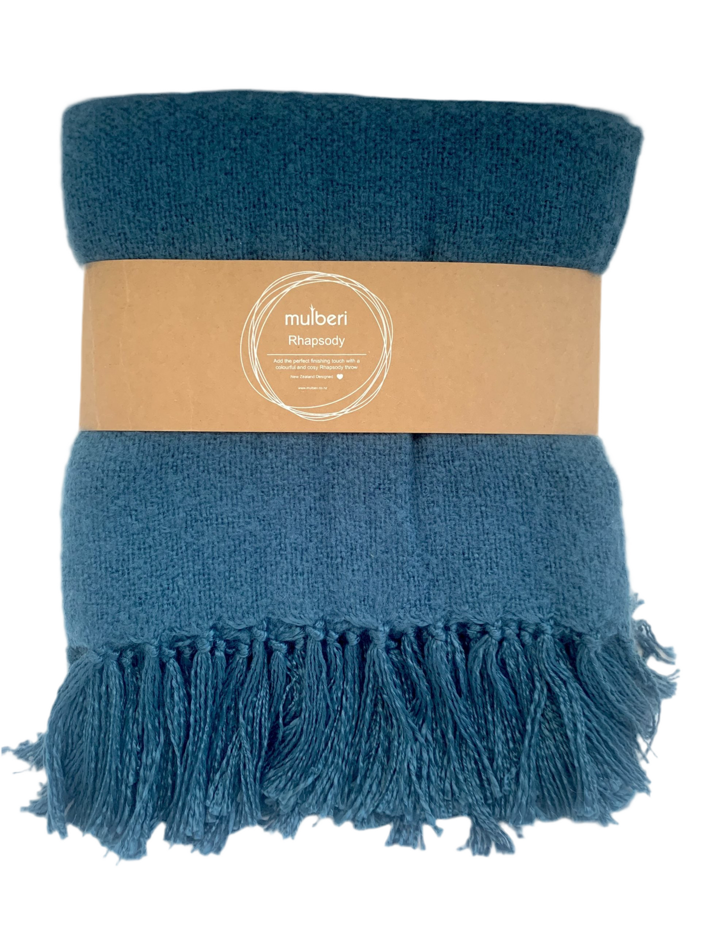 Mulberi Throw - Rhapsody Dusky Teal