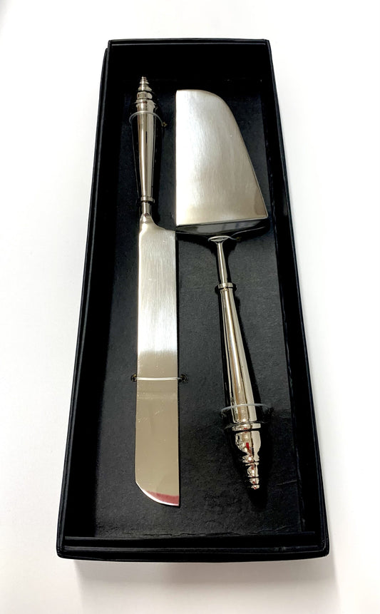 Cake Knife & Server - Recycled metal - Large image 0