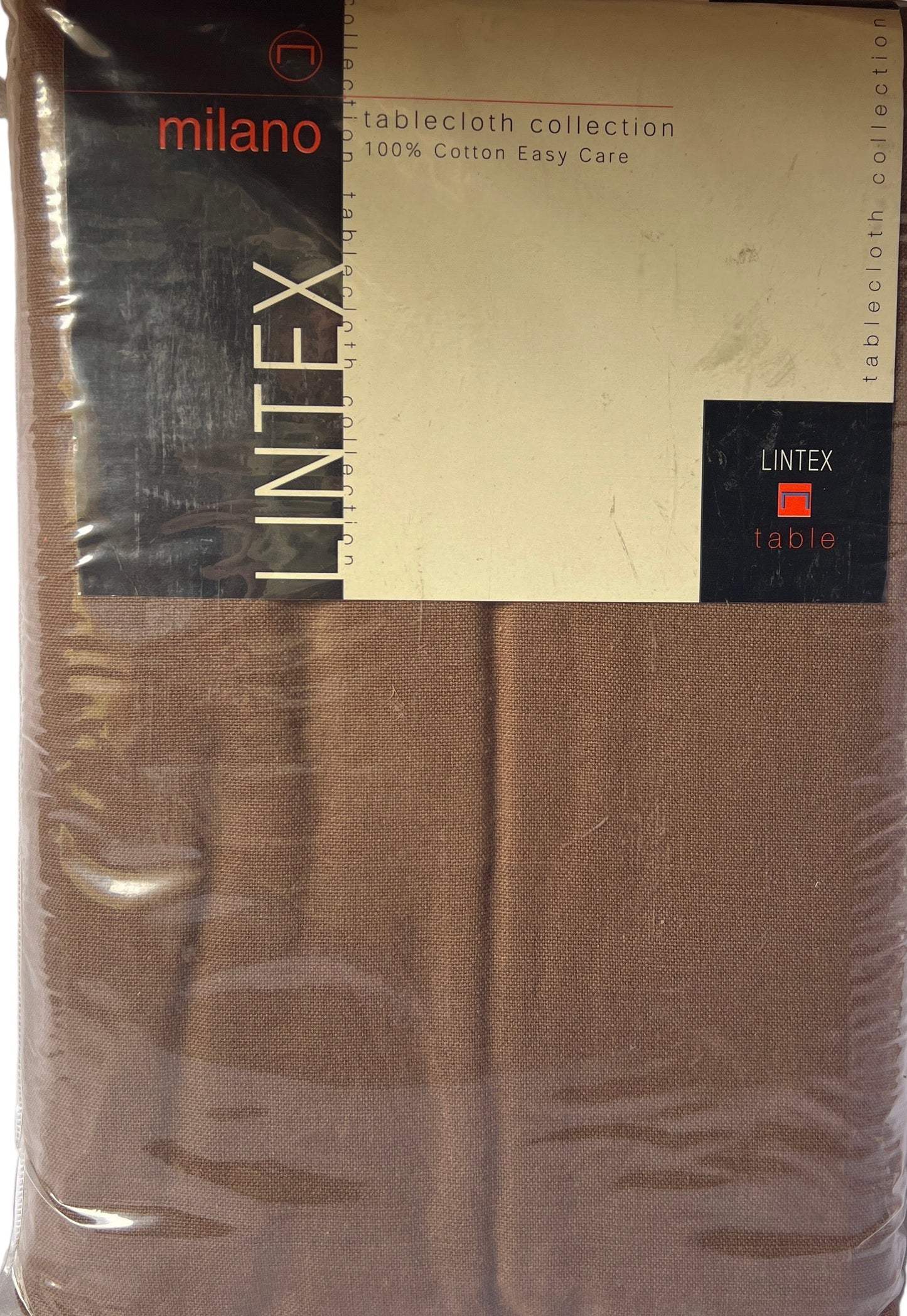 Lintex - Milano Tablecloth Chocolate - 178cm Square