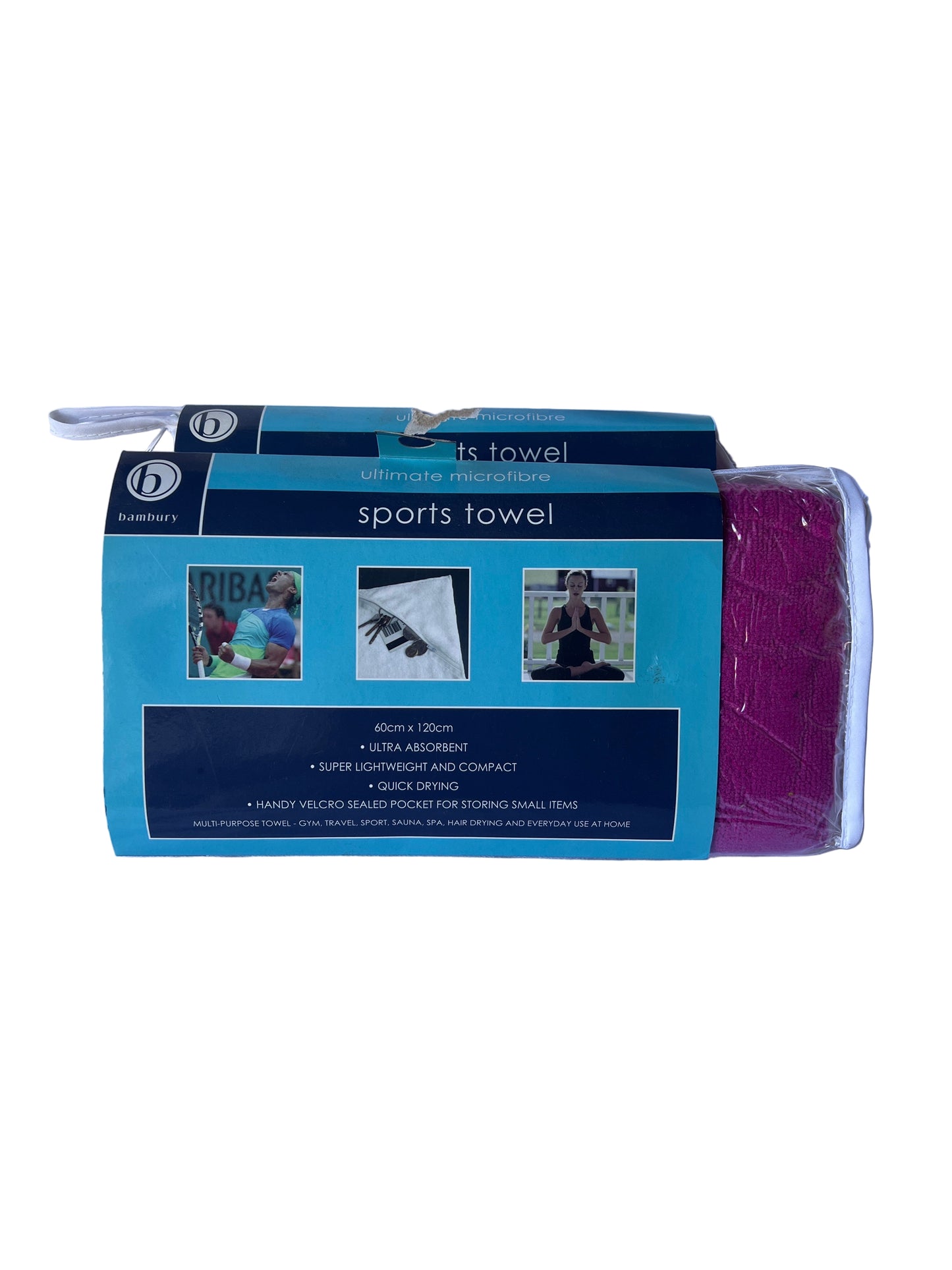 Bambury - 2 Sports Towels - Orchid