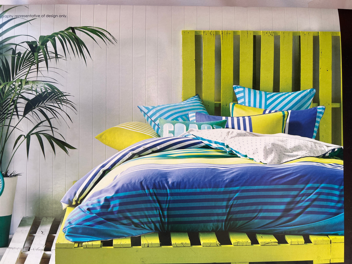 Linen House - King - Calabria Navy Quilt Set