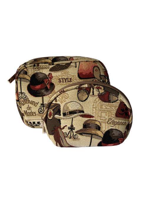 Vintage Cosmetic bags Set 2 - Tapestry