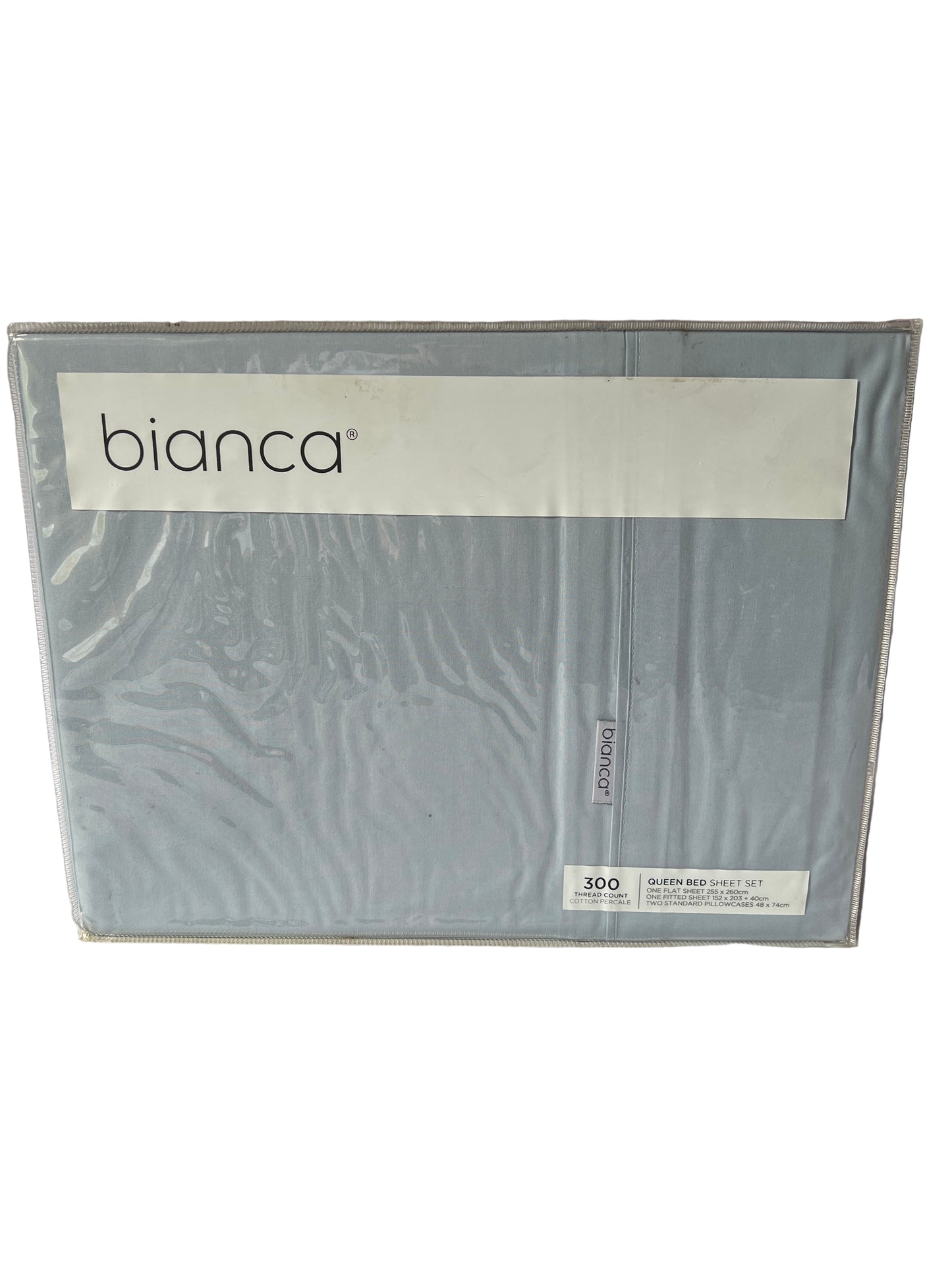 Bianca - Queen - Sheet Set Heston 300 Thread Count - Steel Blue