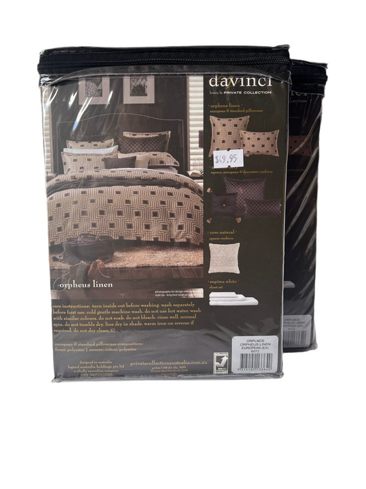 Davinci - Super King - Orpheus Linen Quilt Package
