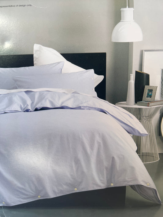 Decor - King - Checkmate Blue Quilt Set