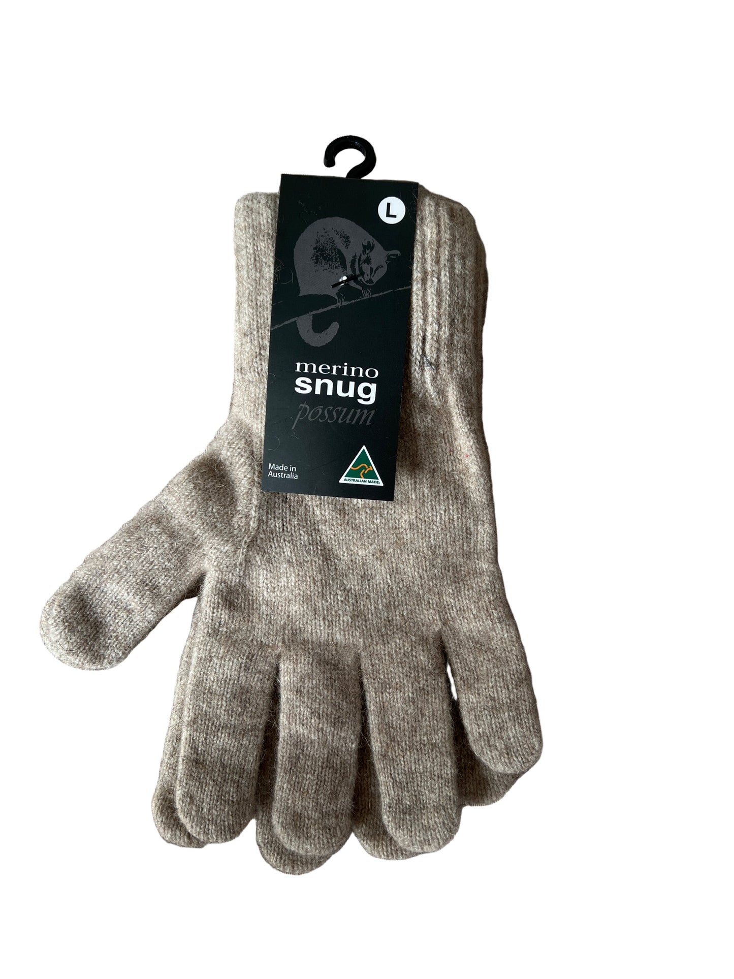 Merino Snug Possum Gloves - Large